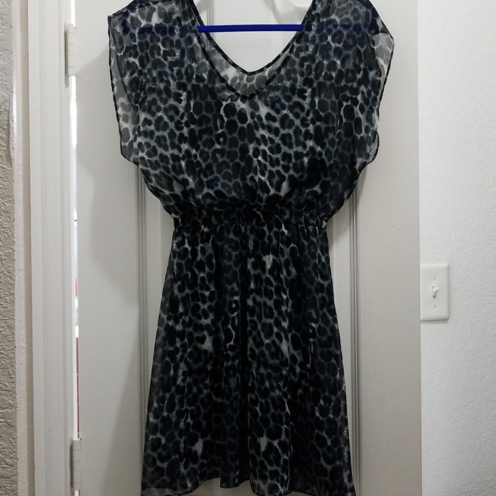 Leopard print dress